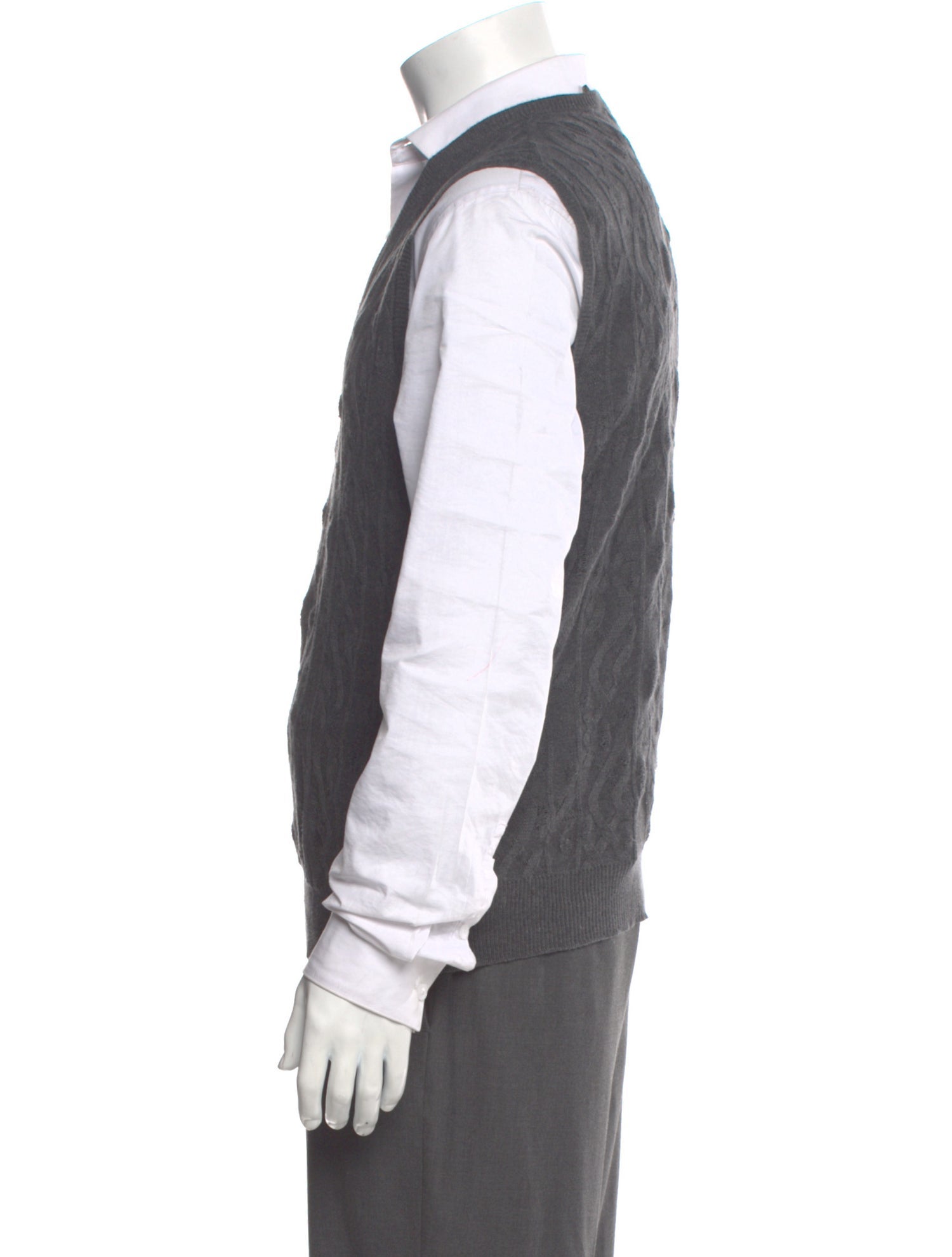 Neil Barrett V-Neck Sleeveless Sweater Vest