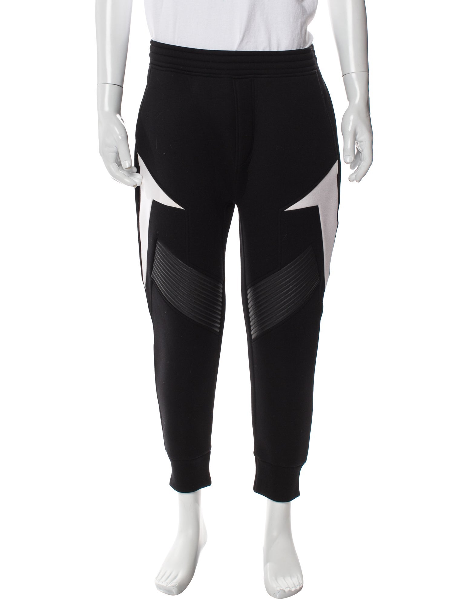 Neil Barrett Colorblock Pattern Lounge Bottoms