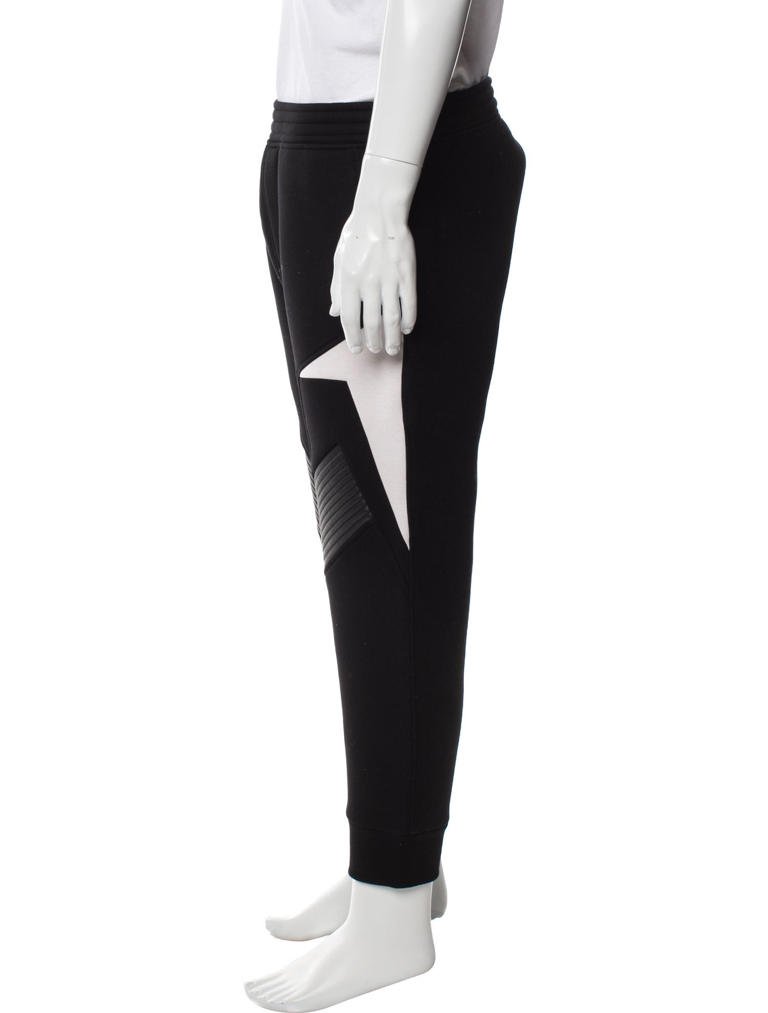 Neil Barrett Colorblock Pattern Lounge Bottoms