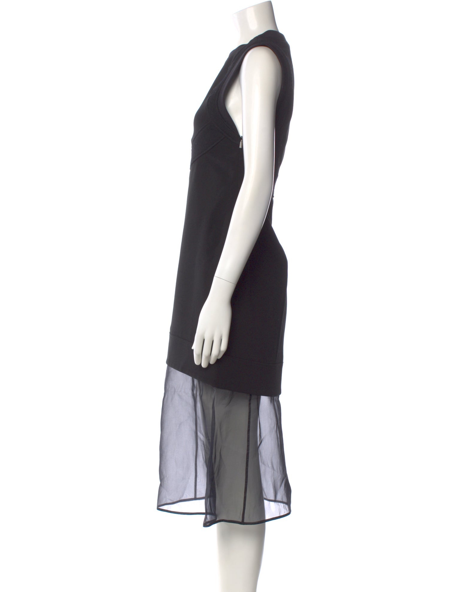 Neil Barrett Bateau Neckline Midi Length Dress