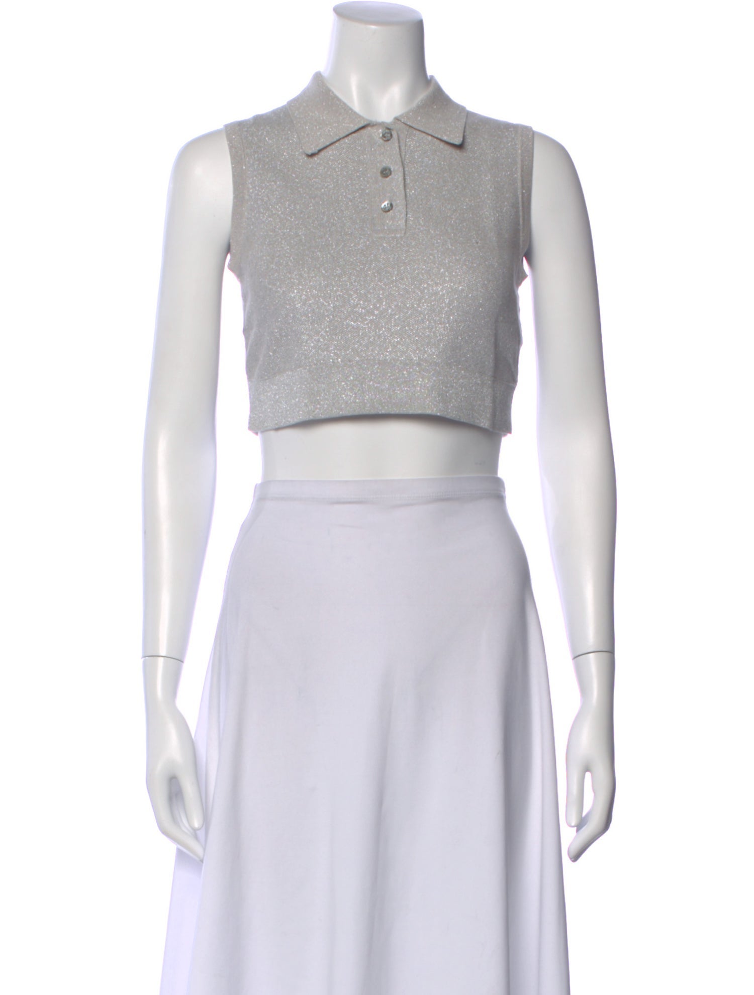 Neil Barrett Sleeveless Crop Top