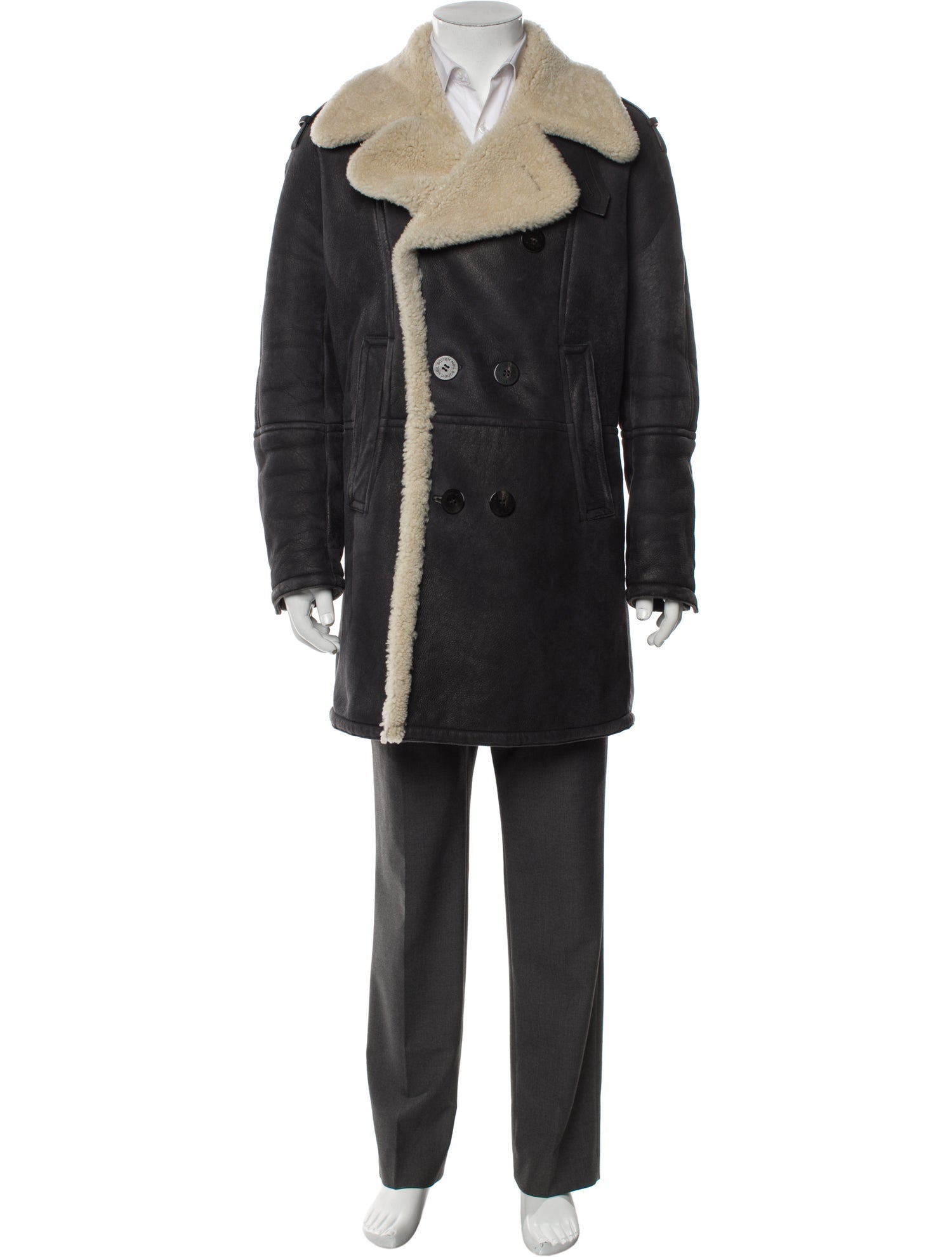 Neil Barrett Lamb Leather Coat