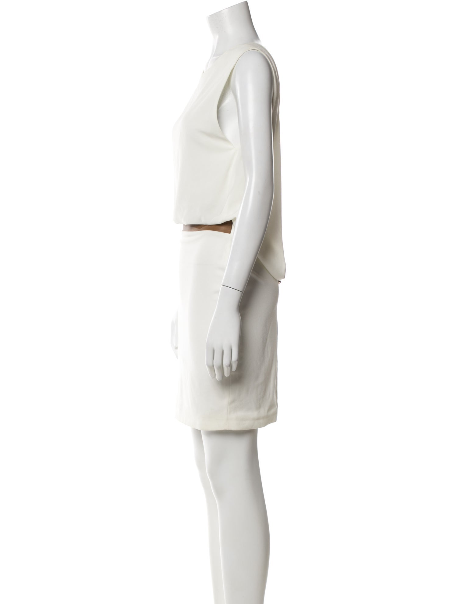 Neil Barrett Bateau Neckline Mini Dress