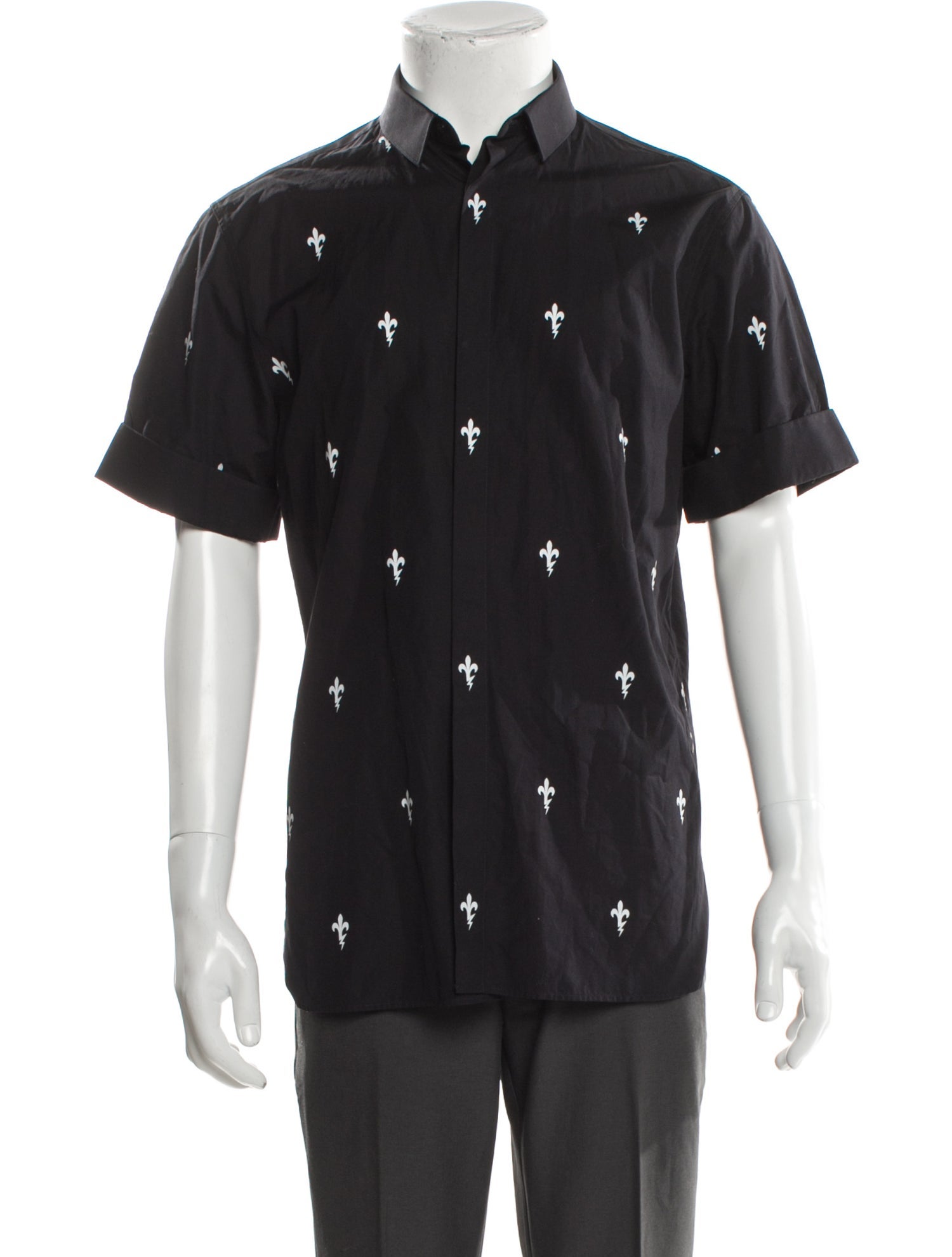 Neil Barrett Graphic Print Short Sleeve Shirt