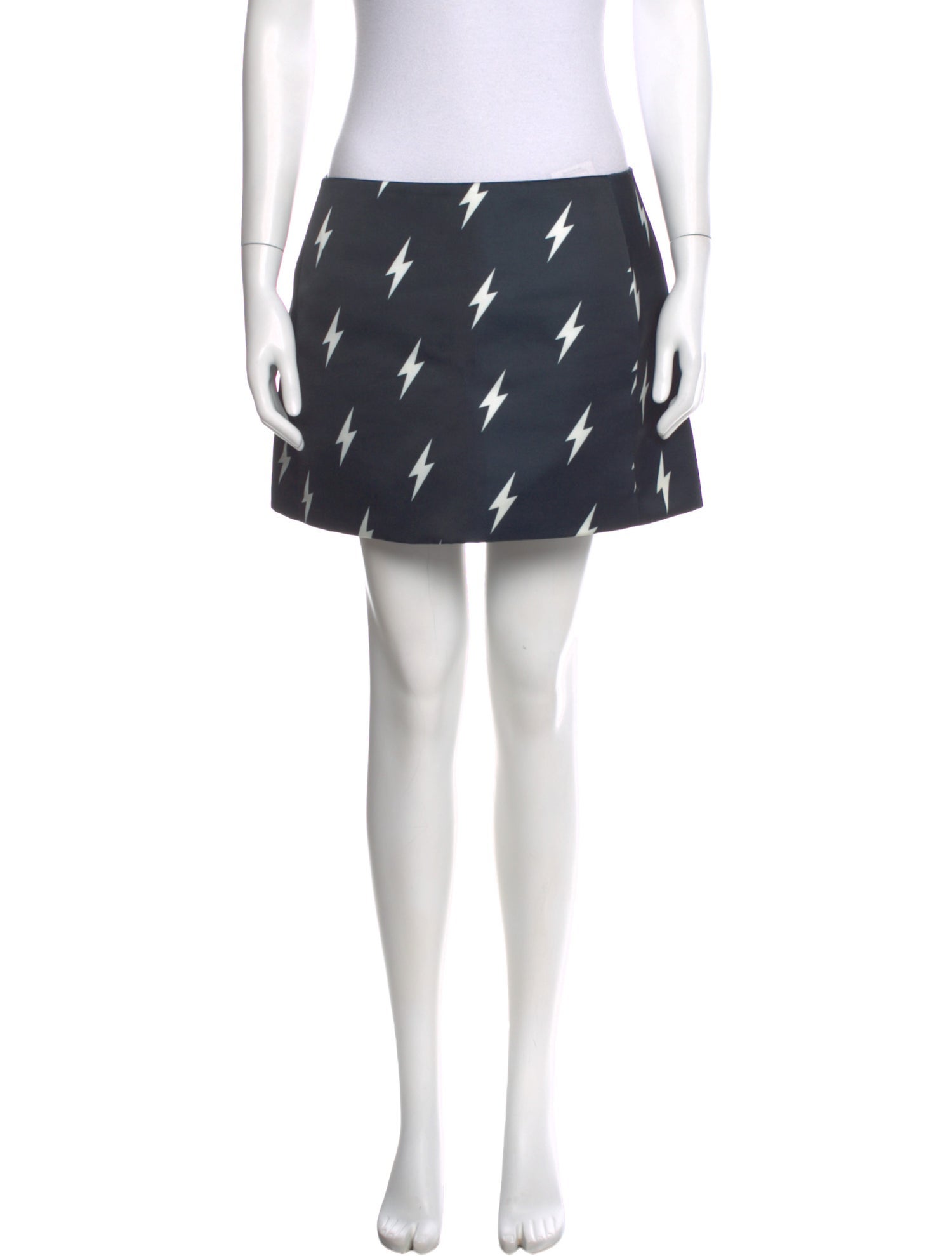 Neil Barrett Printed Mini Skirt