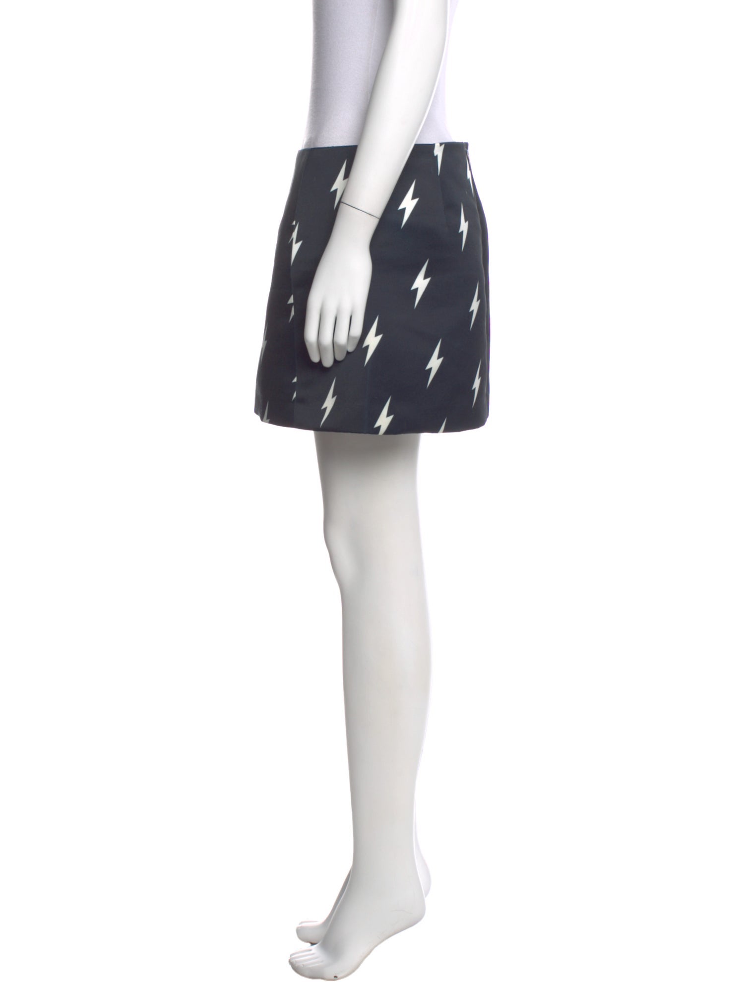 Neil Barrett Printed Mini Skirt