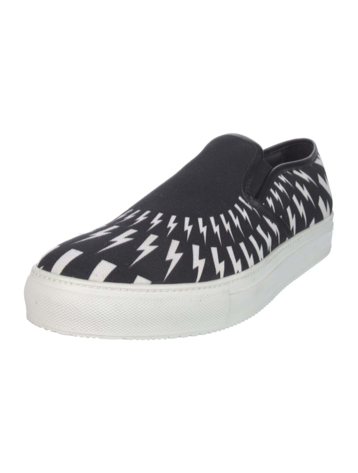 Neil Barrett Canvas Printed Sneakers