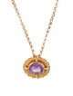 Necklace 20.74ct Amethyst Pendant Necklace