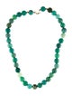 Necklace 14K Mixed Green Chrysocolla Bead Necklace