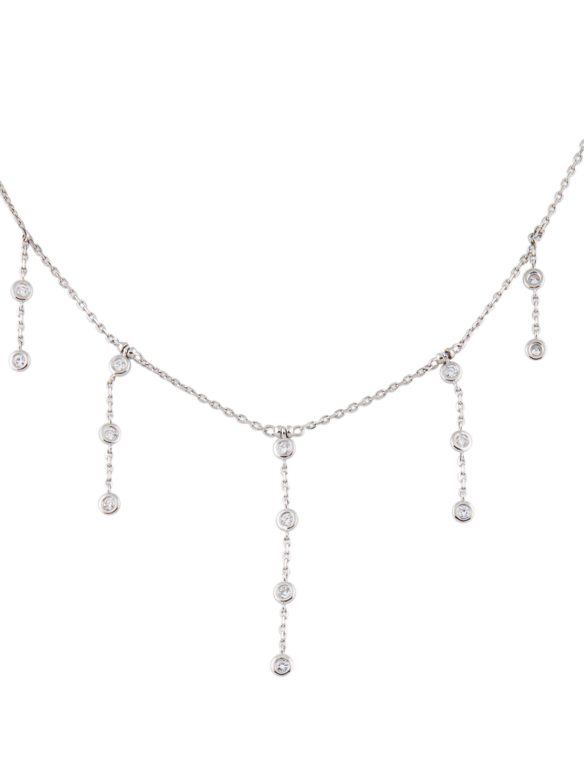 Necklace 14K Diamond Collar Necklace