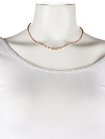 Necklace 14K 7.51ctw Diamond Collar Necklace