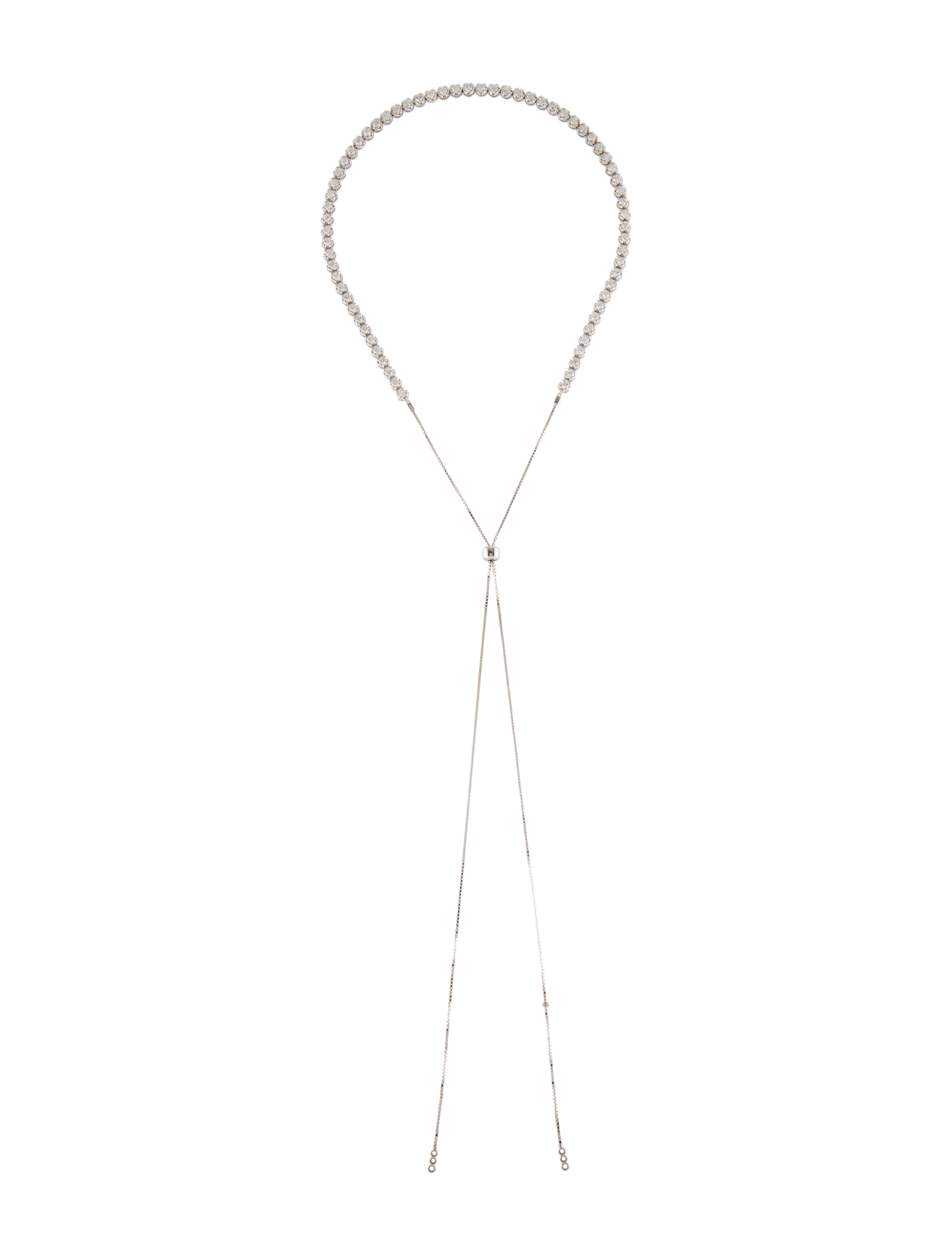 Necklace 14K 6.56ctw Diamond Adjustable clasp