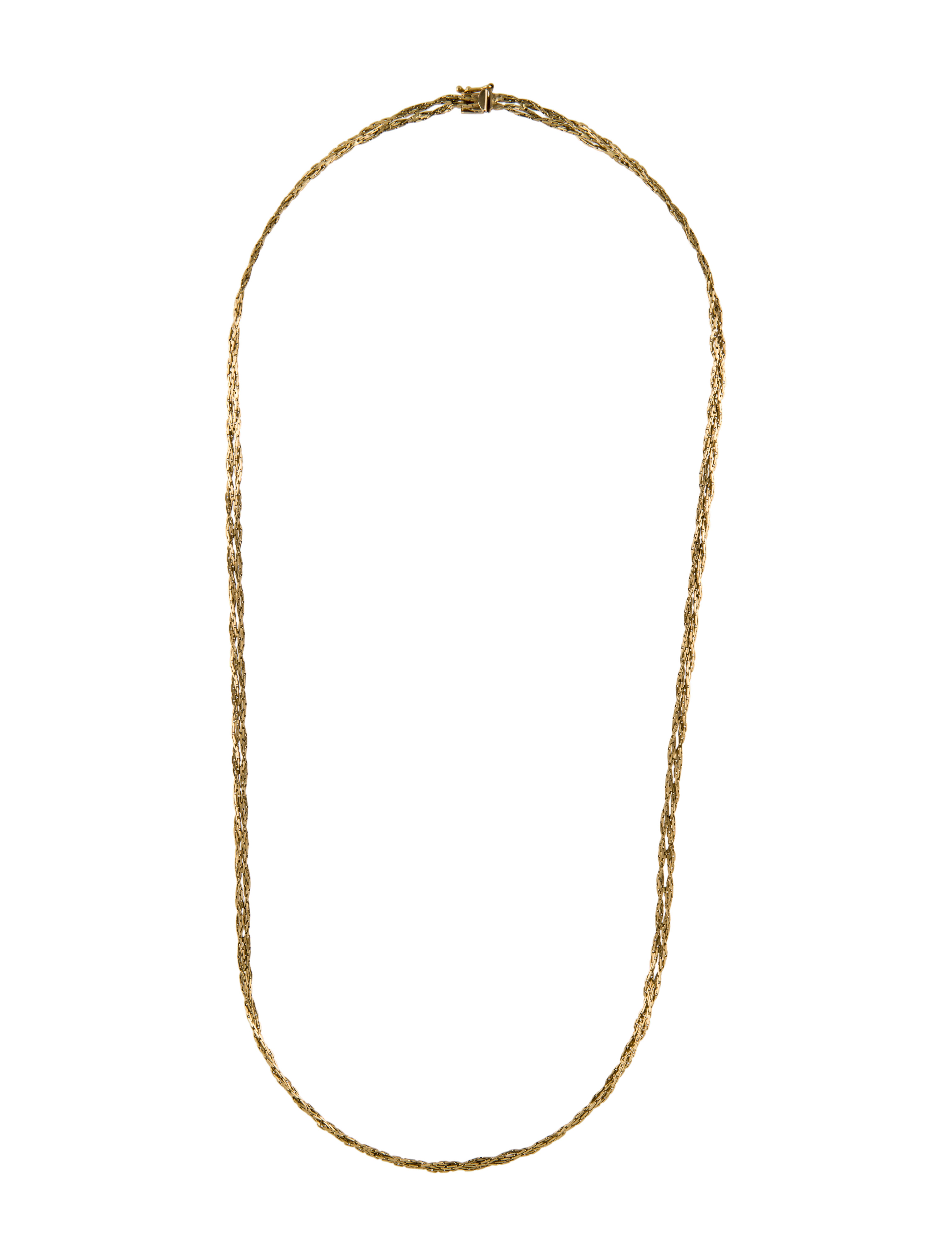 Necklace 14K Chain Necklace 14K Yellow Gold Chain, Necklaces