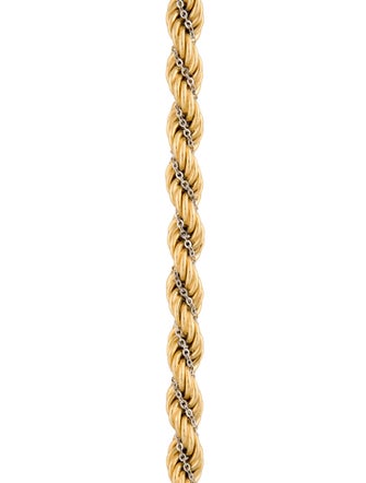 Necklace 18K Two-Tone Rope Chain Necklace