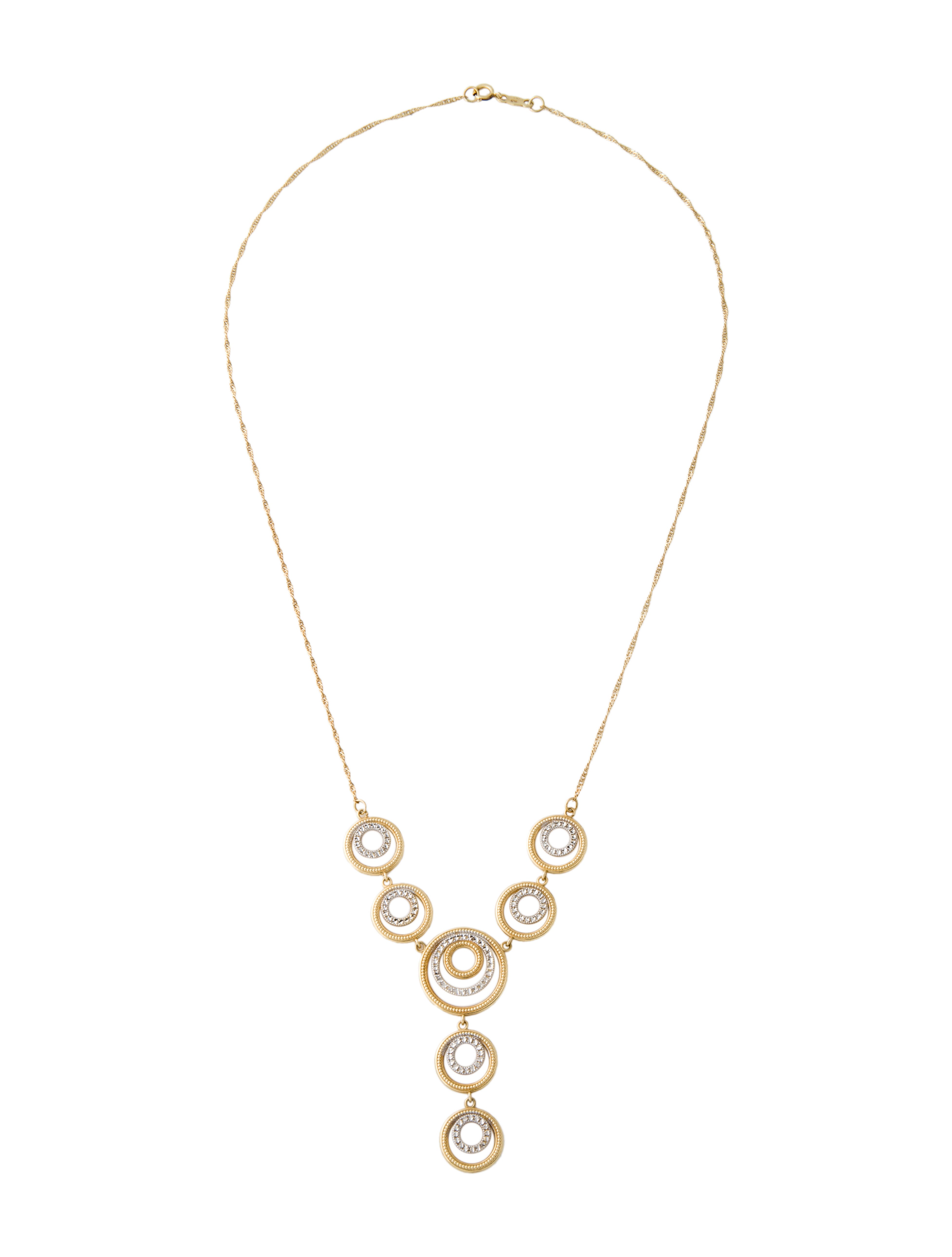 Necklace 14K Lavalier Necklace