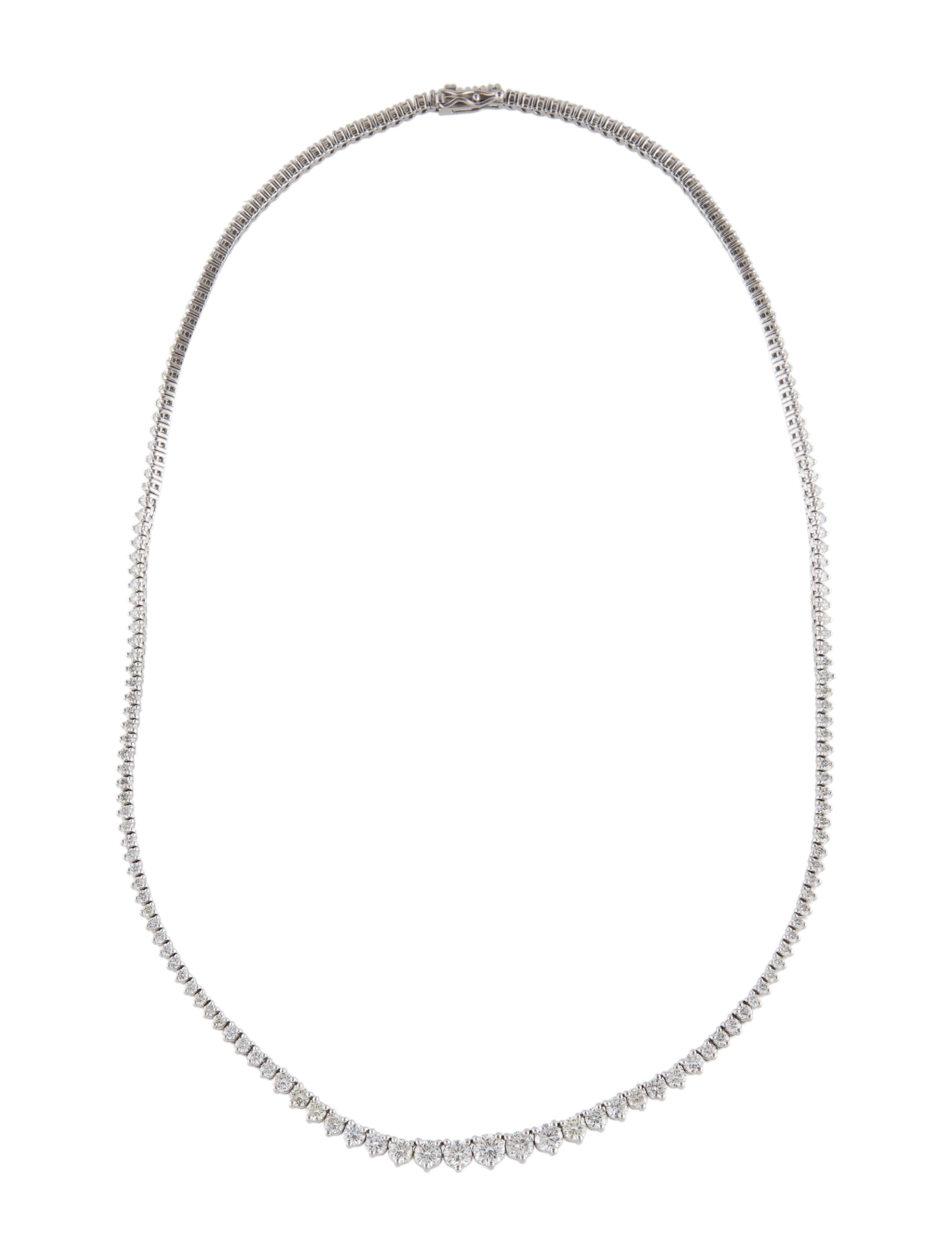 Necklace 14K 7.52ctw Diamond Collar Necklace