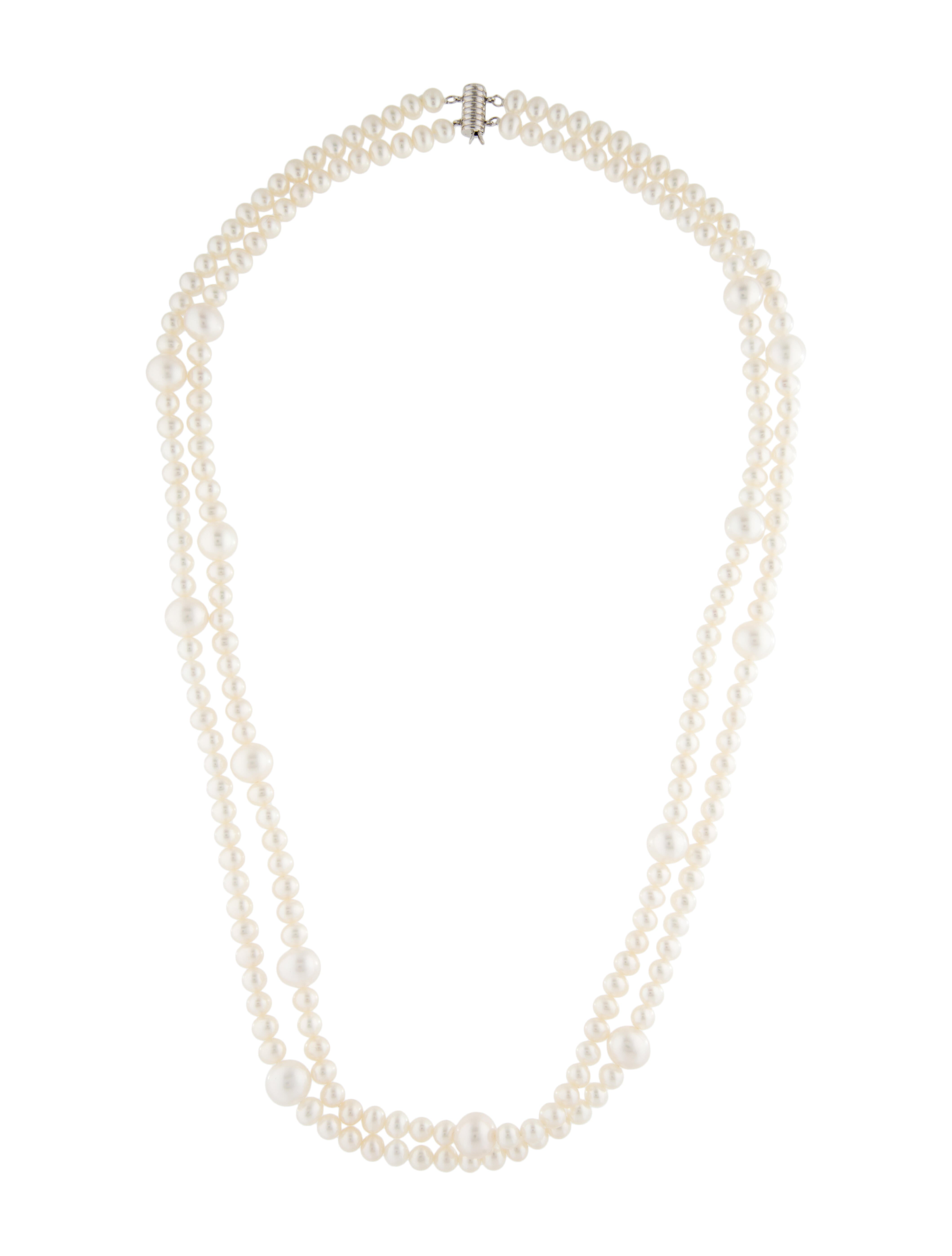 Necklace 14K Pearl Double Strand