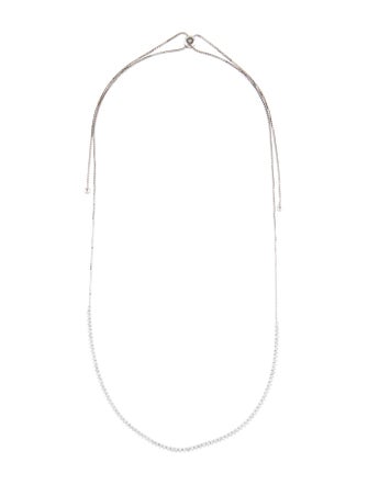 Necklace 14K 4.04ctw Diamond Expandable Chain Necklace