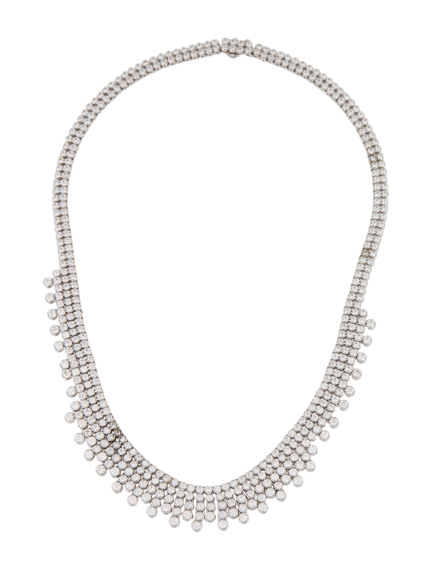Necklace 18K 10.94ctw Diamond Collar Necklace