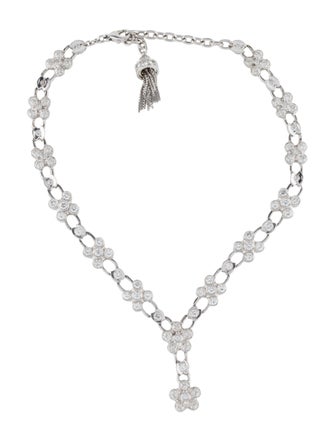 Necklace 18K 8.63ctw Diamond Lavalier Necklace
