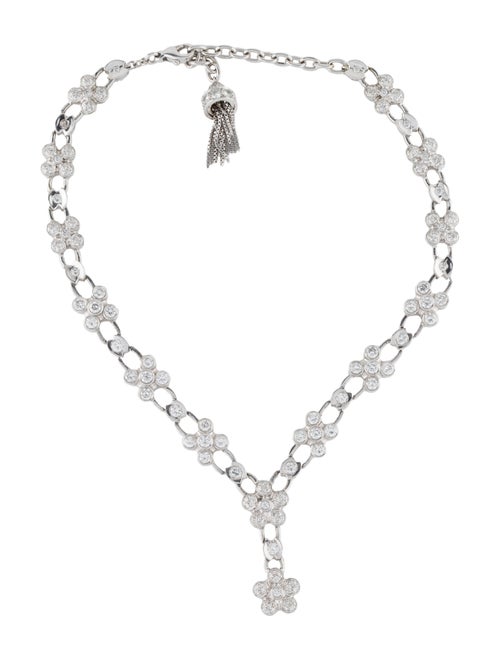 Necklace 18K 8.63ctw Diamond Lavalier Necklace