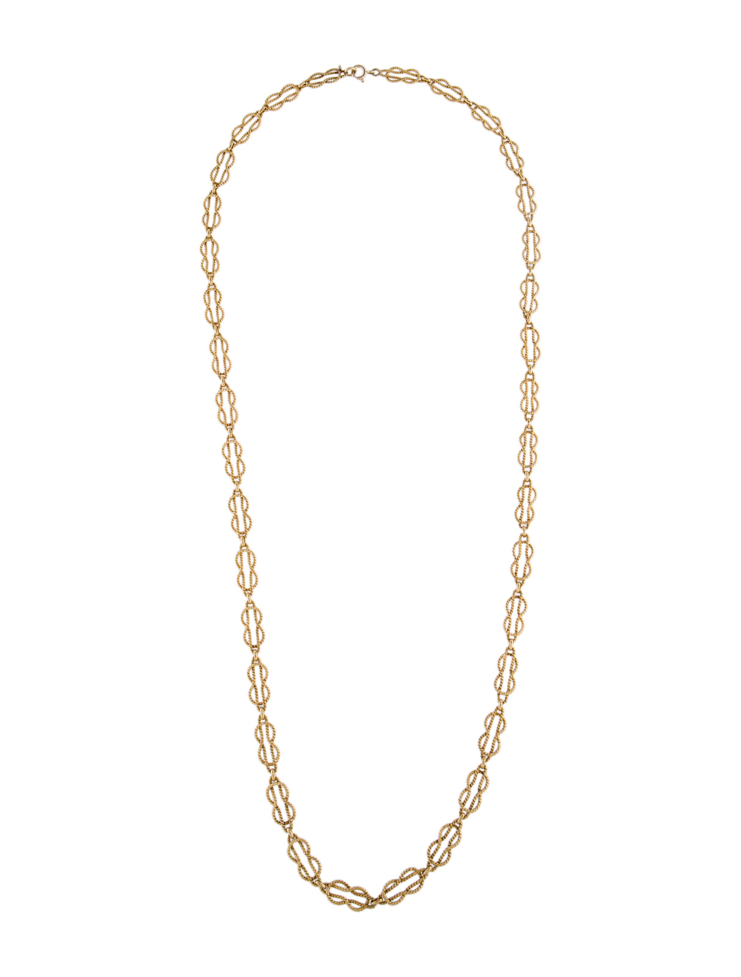 Necklace 14K TwoTone Wide Rope Chain Necklace 14K Yellow Gold Chain, Necklaces NECKL213927