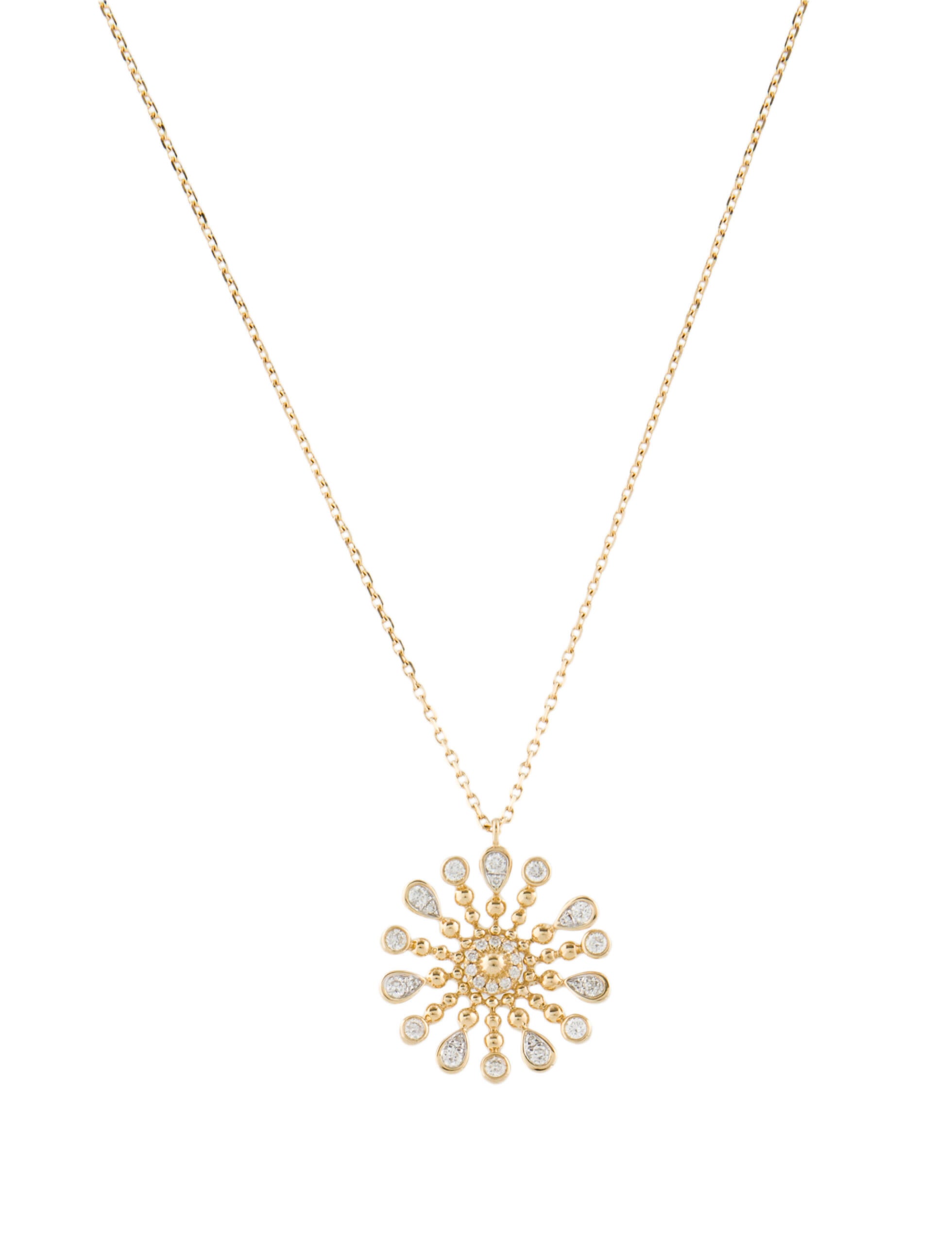 Necklace 14K Diamond Pendant