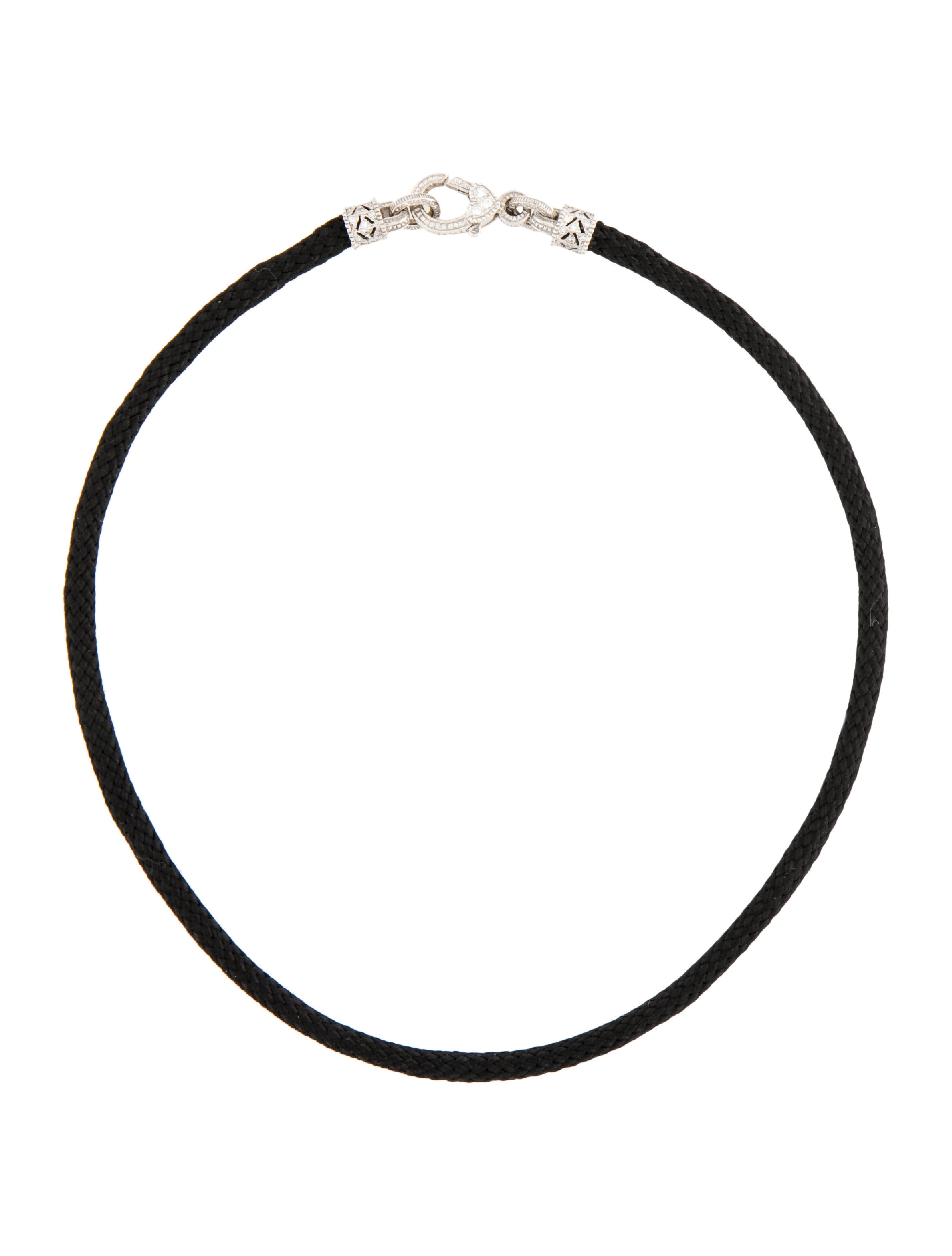 David Yurman TwoTone Crossover Collar Necklace 18K Yellow Gold