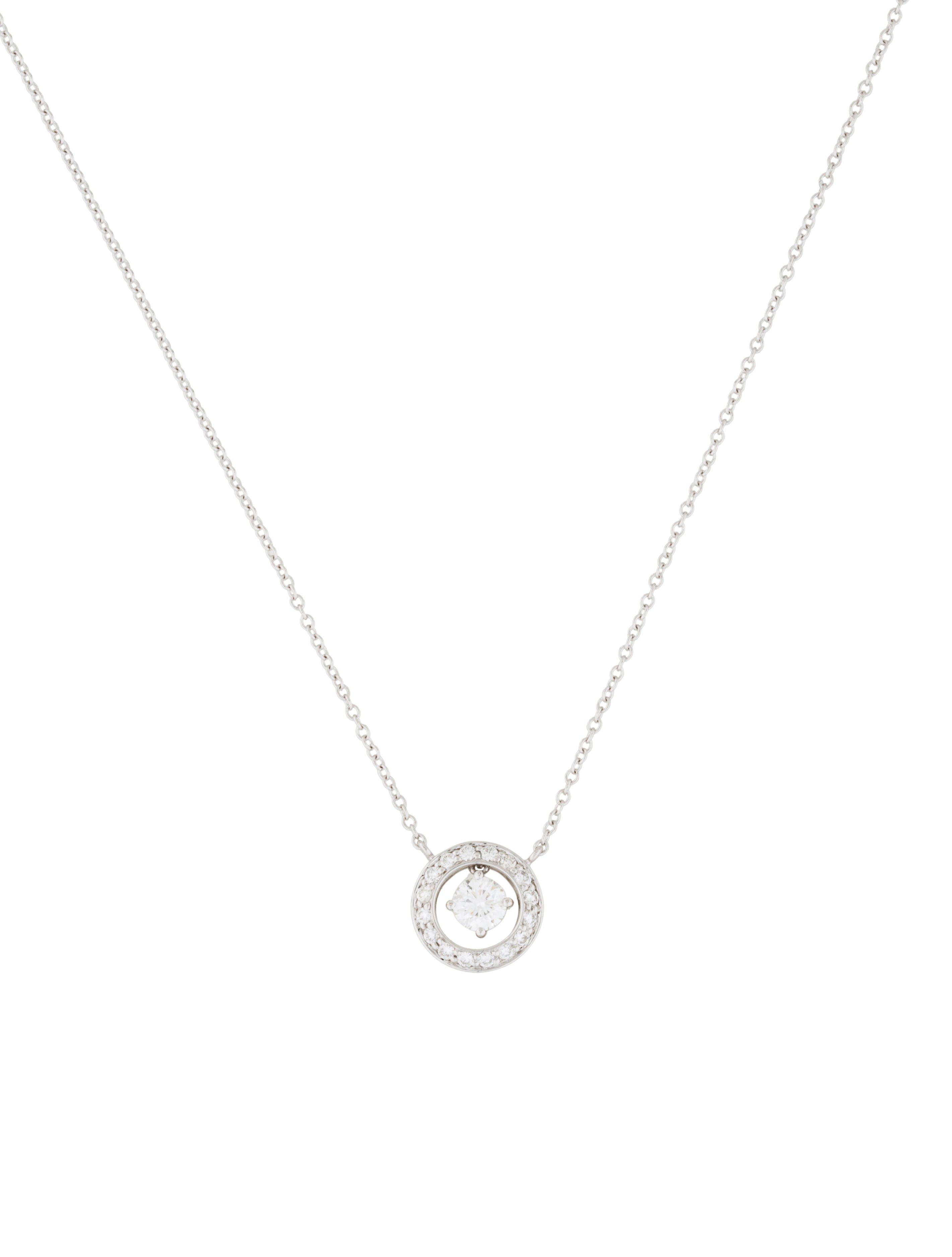 Necklace 18K Diamond Rosiblu Pendant Necklace