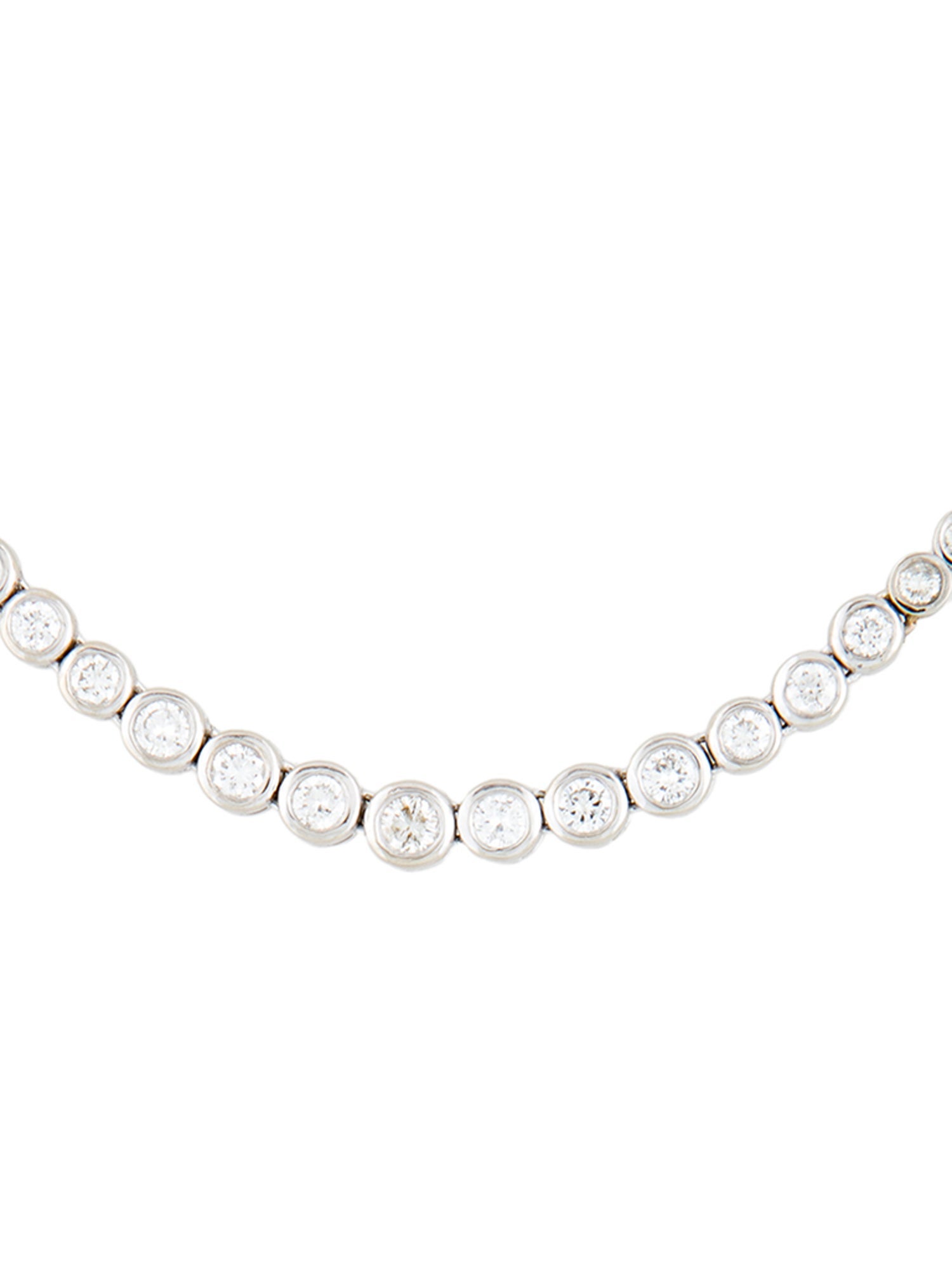 Necklace 14K 6.81ctw Diamond Graduated Collar