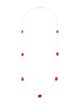 Necklace 14K Ruby Station Necklace