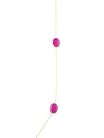 Necklace 14K Ruby Station Necklace