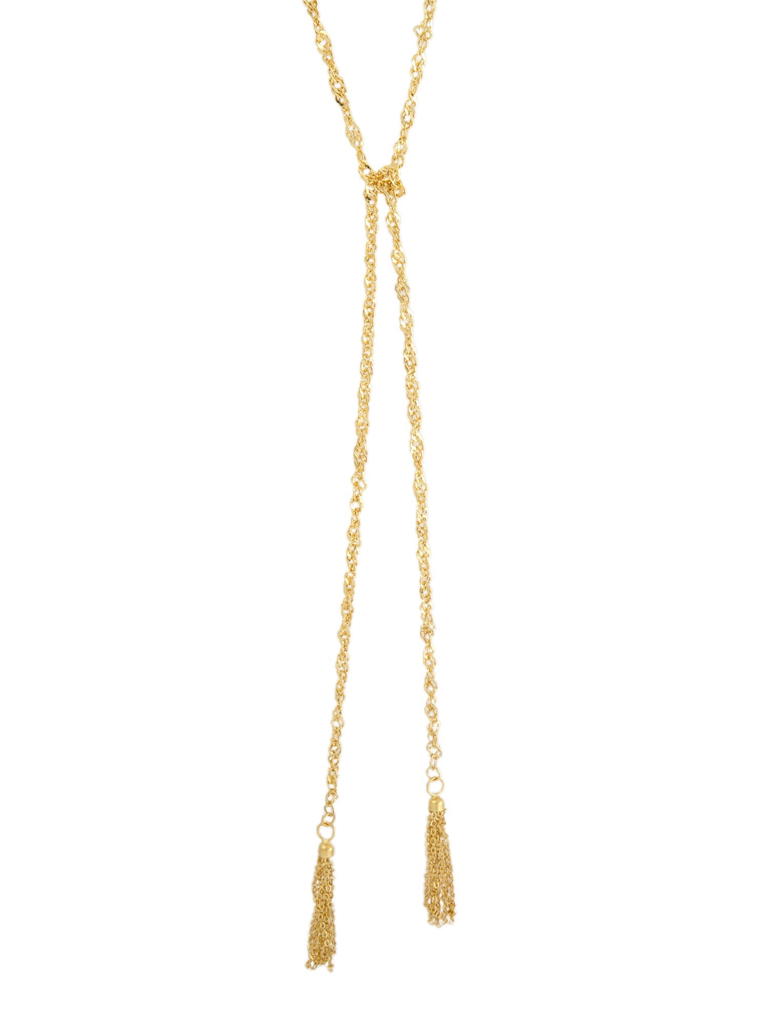 Hermès 18K Lariat Necklace 18K Yellow Gold Lariat, Necklaces