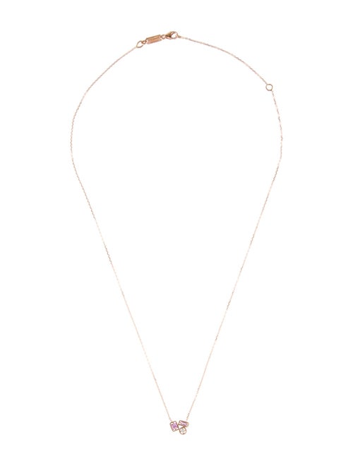 Suzanne Kalan 18K Sapphire & Diamond Pendant Necklace