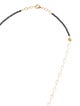 Necklace 18K Quartz & Hematine Bead Strand Necklace