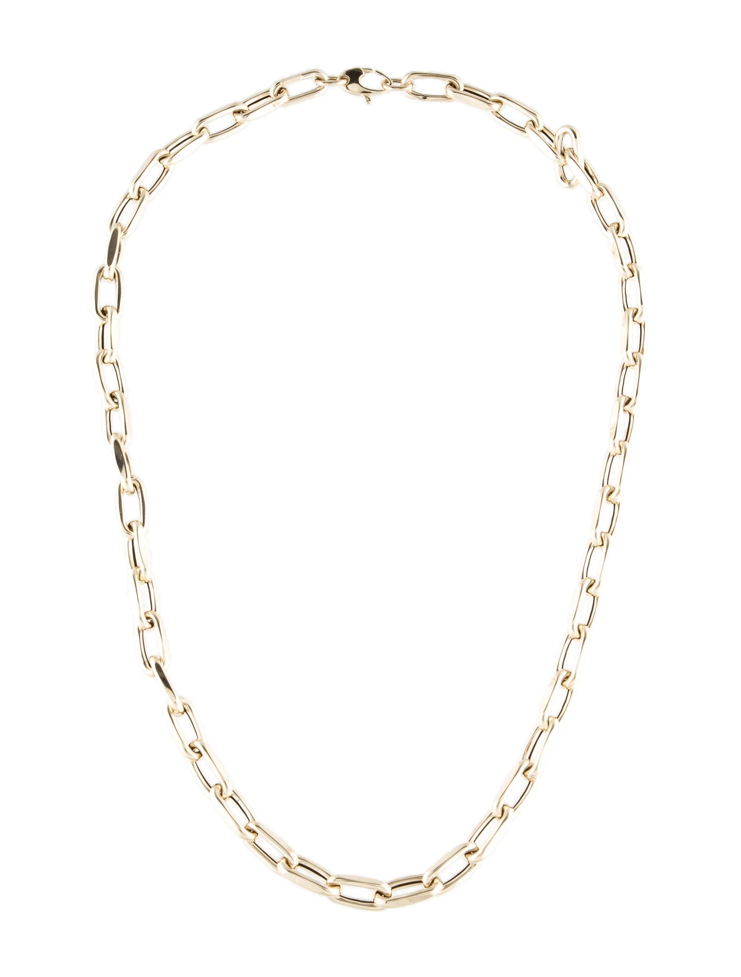 Roberto Coin 18k Diamond Triple Strand Paperclip Chain Necklace 18K