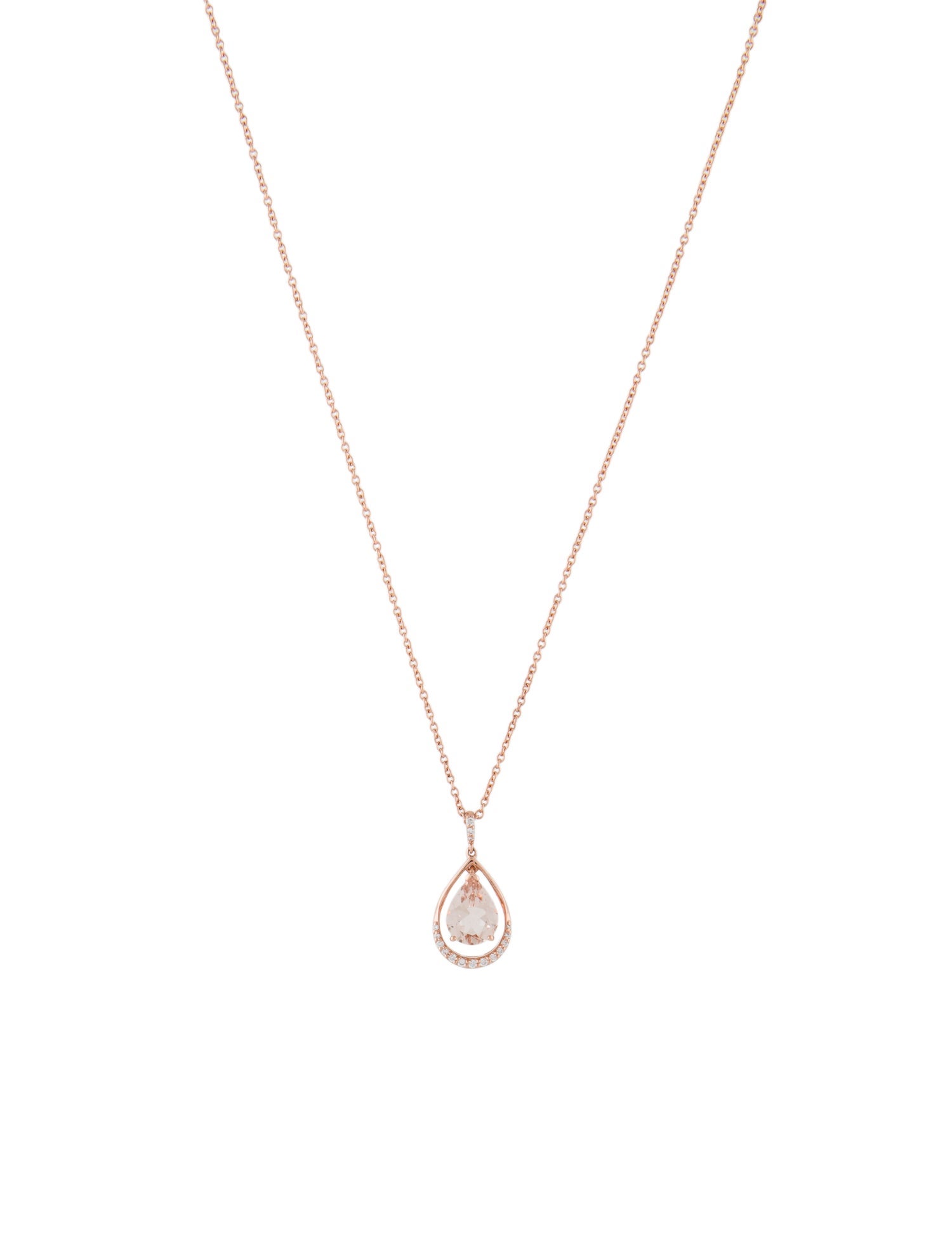 Bony Levy 18K Diamond Circle Drop Pendant Necklace 18K Yellow Gold