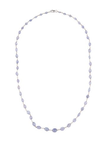 Necklace Bead Strand 14K Tanzanite Beaded