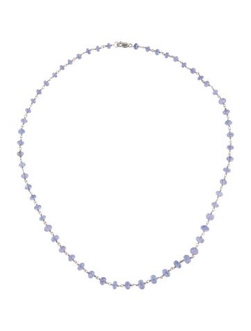 Necklace Bead Strand 14K Tanzanite Beaded
