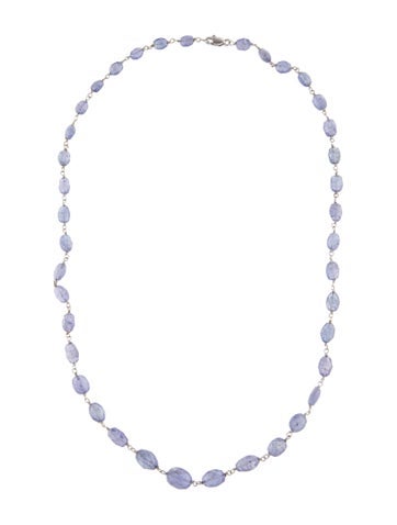 Necklace Bead Strand 14K Tanzanite Beaded