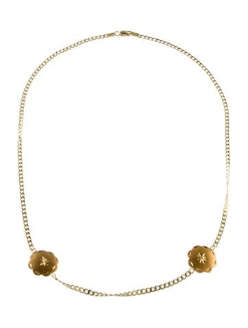 Necklace Station 14K Floral