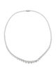 Necklace 18K Diamond Graduated Riviere Necklace
