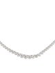 Necklace 18K Diamond Graduated Riviere Necklace