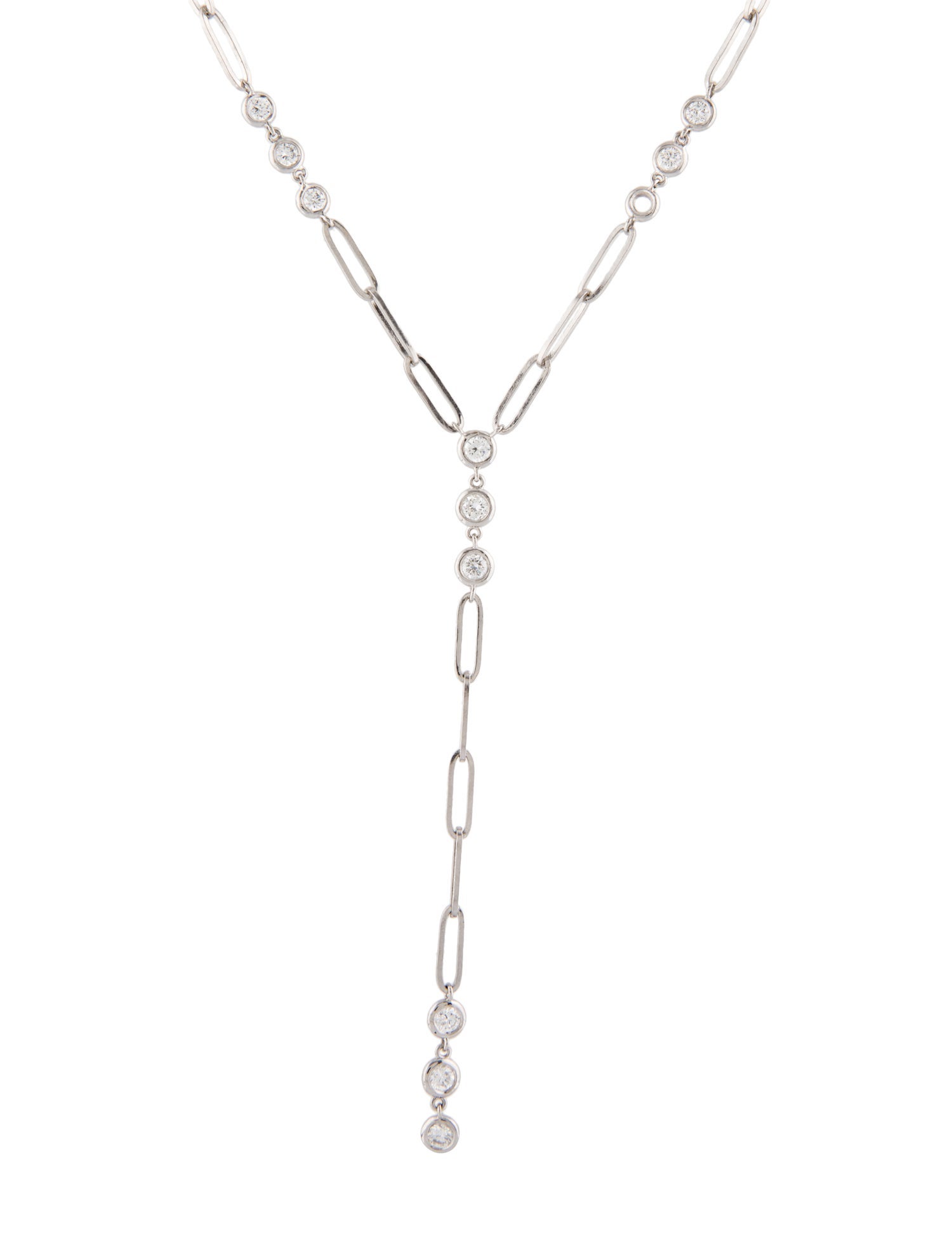 Necklace 14K Diamond Lavalier Necklace
