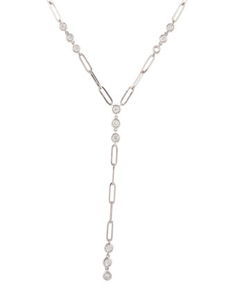 Necklace 14K Diamond Lavalier Necklace