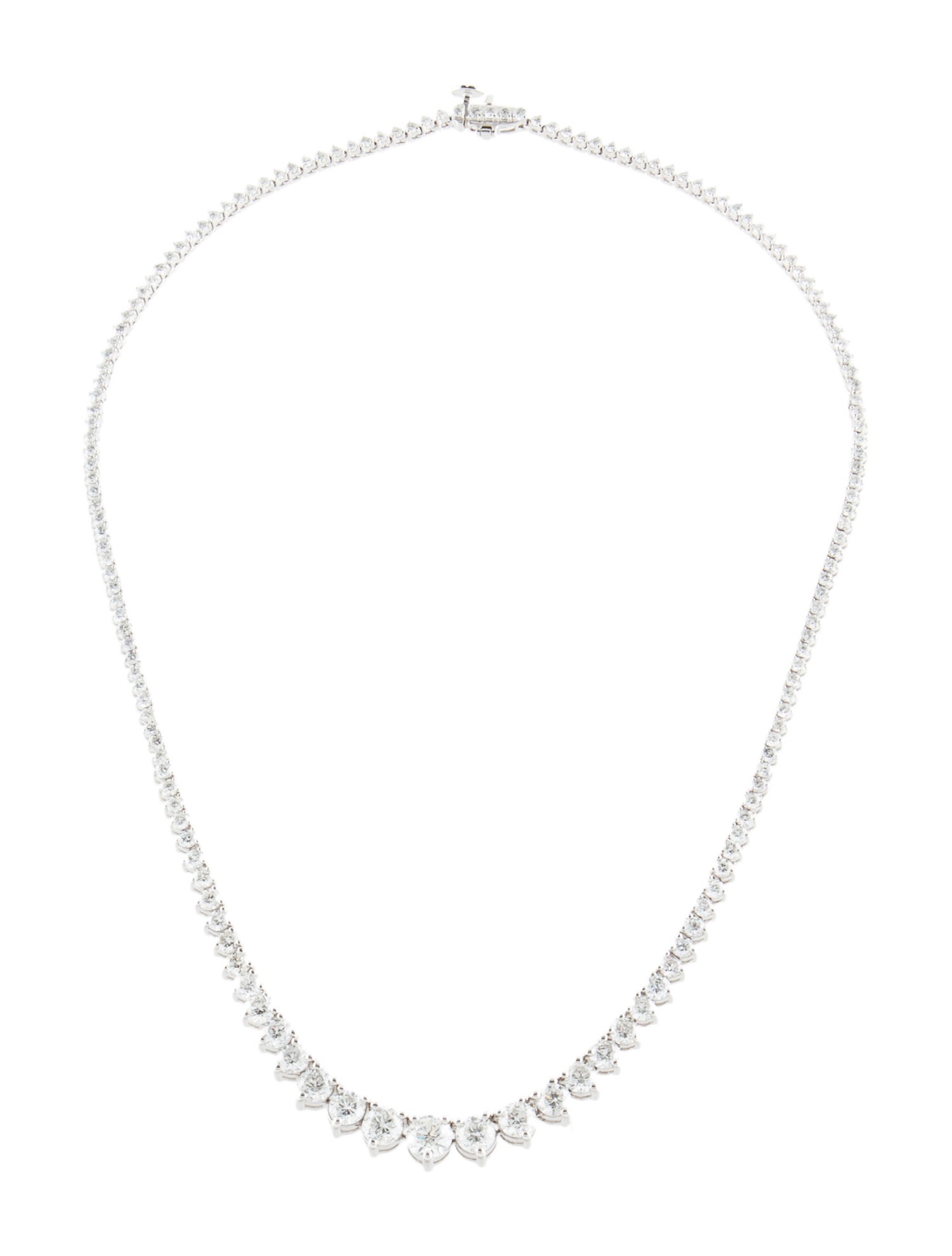 Necklace 14K 10ctw Riviera Collar Necklace