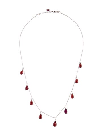 Necklace Station 14K Garnet