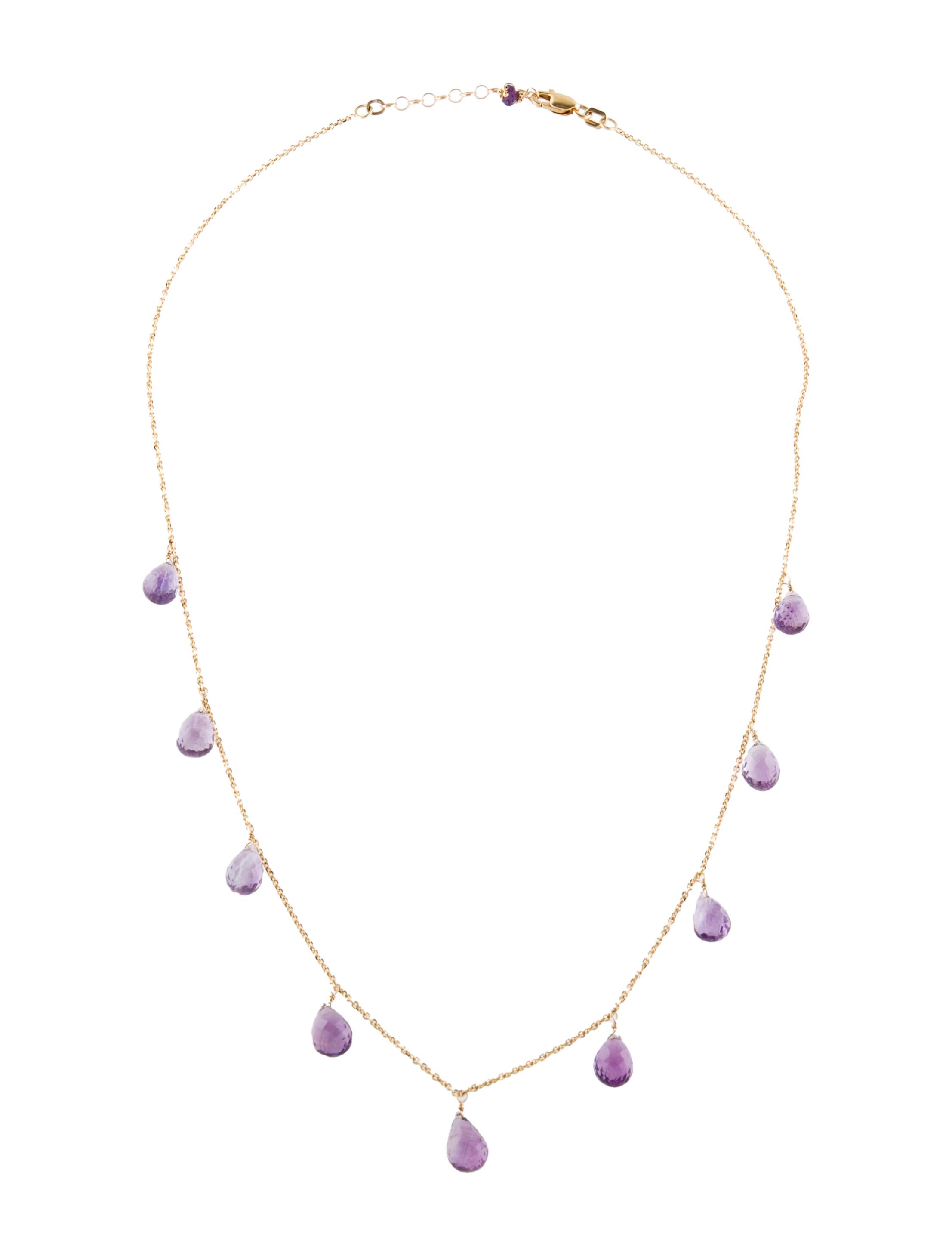 Necklace 18K AMethyst Collar