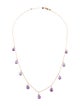Necklace 18K AMethyst Collar Necklace