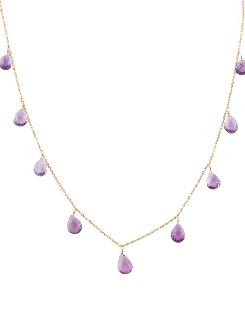 Necklace 18K AMethyst Collar Necklace